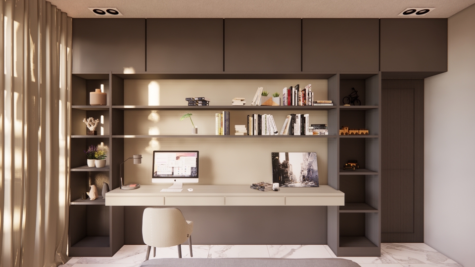 3D & Perspektif - Desain Interior 3D Visualisasi dan Rendering - 16