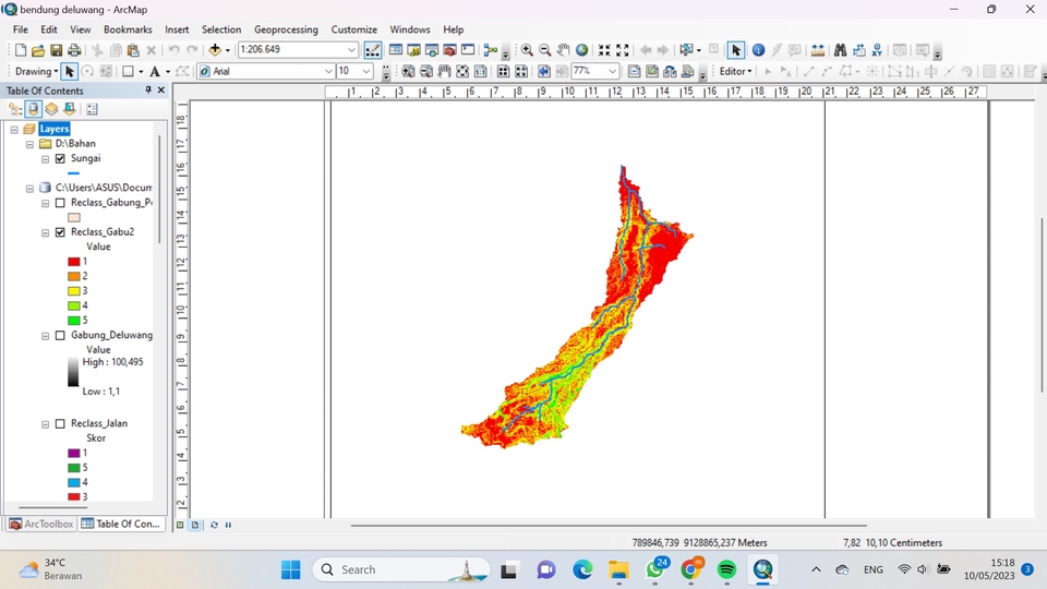 Jasa Lainnya - pembuatan peta melalui aplikasi arcgis dalam 1 hari - 3