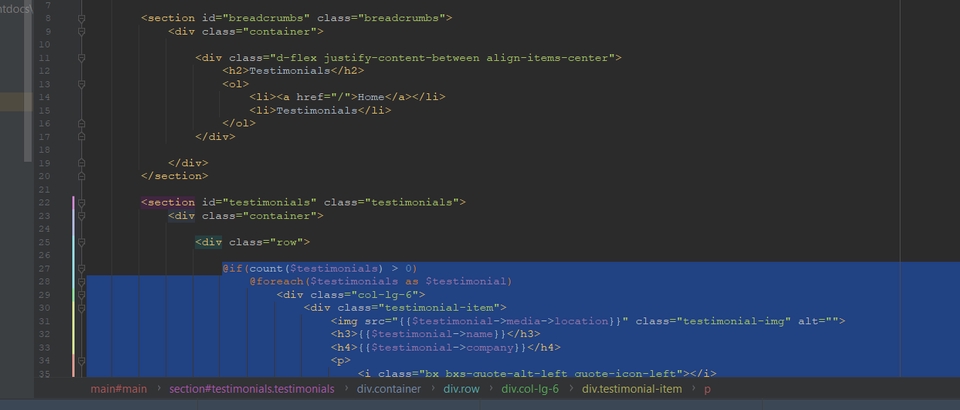 Web Development - Laravel Bug Fixing - 3
