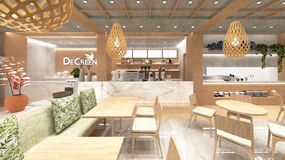 3D & Perspektif - Jasa desain interior 3D & gambar kerja area commercial dan tempat tinggal - 22