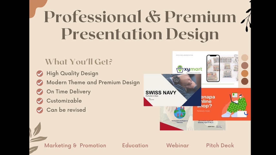 Presentasi - Jasa Pembuatan Desain Presentasi Profesional dan Premium - 1