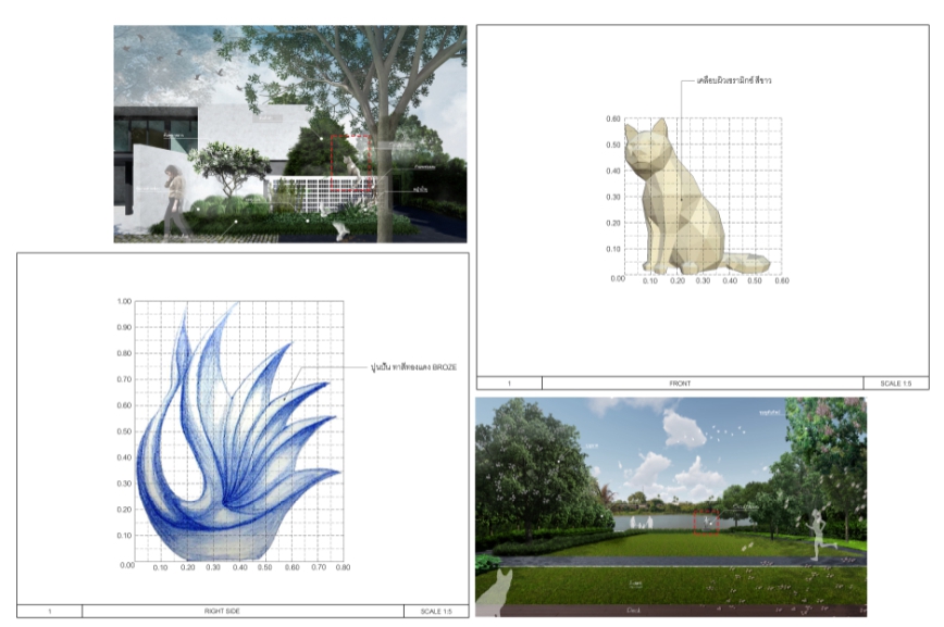 ออกแบบตกแต่งภายในและภายนอก - Landscape designer  รับออกแบบงานภูมิสถาปัตยกรรม/รับทำแบบพรีเซ็นต์Landscape 2D 3D VDO  - 7