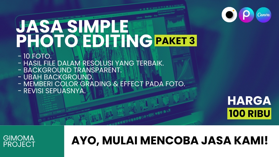 Edit Gambar & Photoshop - Jasa Simple Photo Editing MURAH & TERJANGKAU! - 9