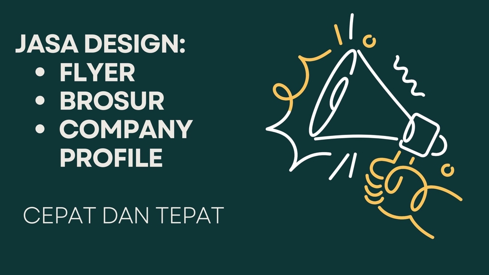 Digital Printing - Design Flyer, Brosur, Company Profile - 1