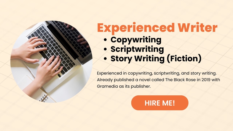Penulisan Konten - Jasa Copywriting | Scriptwriting | Cerita Fiksi Semua Topik - 1