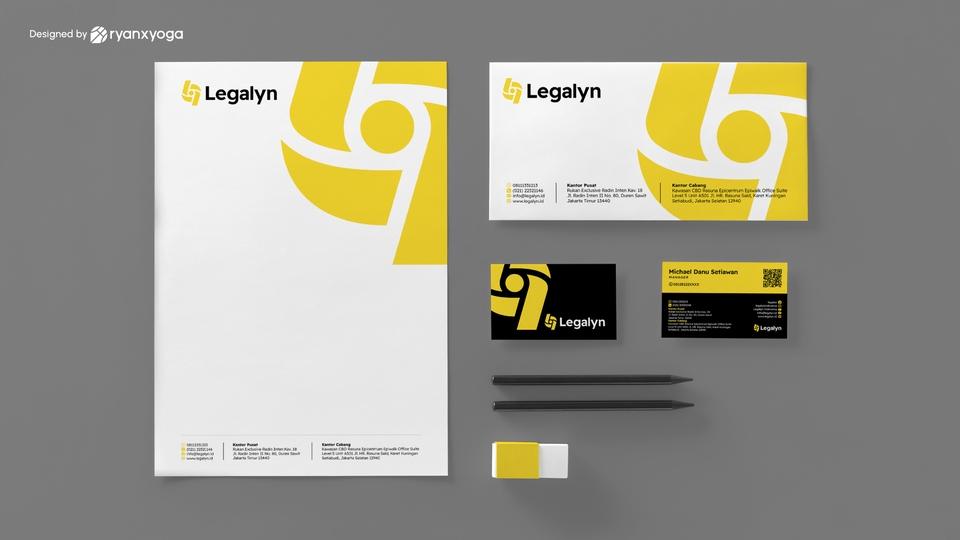 Digital Printing - Desain Kartu Nama, ID Card, Kop Surat & Amplop - Bebas Revisi Sampai Jadi - 3