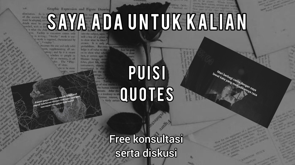 Penulisan Konten - JASA PENULISAN PUISI DAN QUOTES MENARIK GEN Z - 1