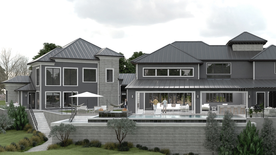3D & Perspektif - 3D Exterior Rendering dengan V-Ray for Sketchup - 5
