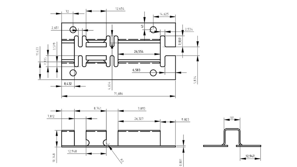 CAD Drawing - MENGGAMBAR 2D BAGIAN MEKANIK DENGAN AUTOCAD SOLIDWORKS REVISI TAK TERBATAS - 26