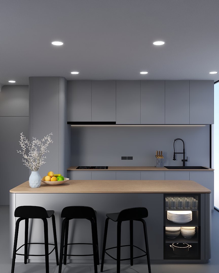 3D Perspective - รับขึ้นโมเดล 3D (sketchup) และทำ Perspective render. - 3