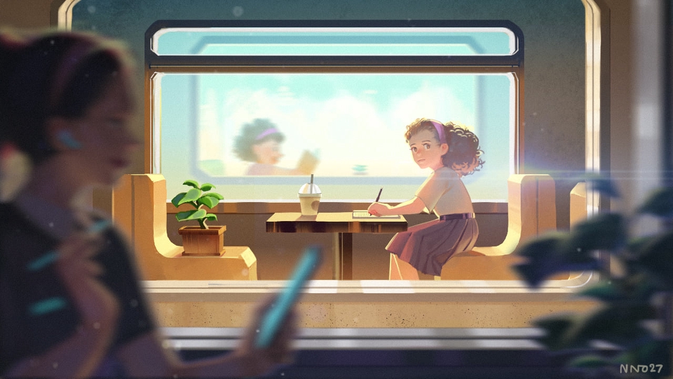 วาดภาพประกอบ - รับวาดภาพประกอบ วาดการ์ตูน ปกนิยาย โปสเตอร์ Digital Painting - 2
