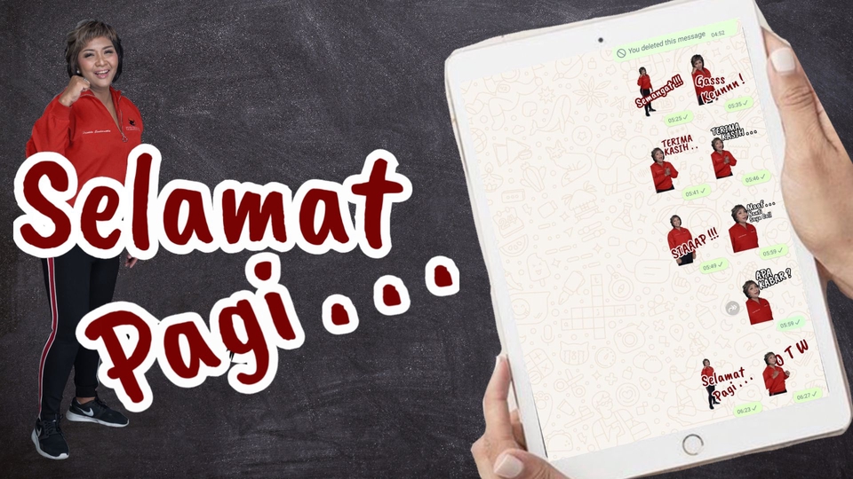 Stiker LINE - BRANDING STICKER UNTUK whatsapp, telegram,instagram,line - 10