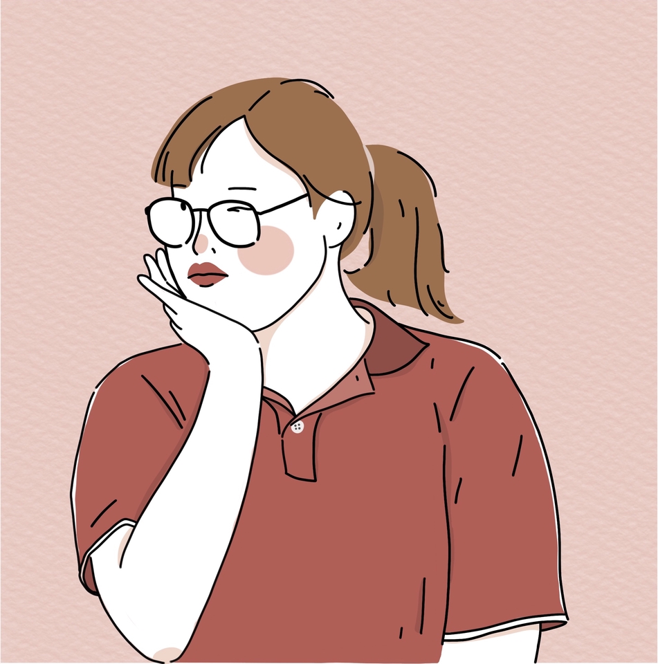 วาดภาพการ์ตูน - ภาพการ์ตูน Portrait Minimal - 5