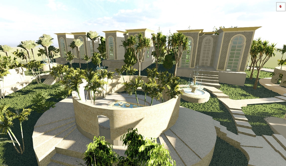 รับจัดสวน รับออกแบบสวน ภูมิทัศน์ สวนสวย หน้าบ้าน อาคาร บ้าน 3d