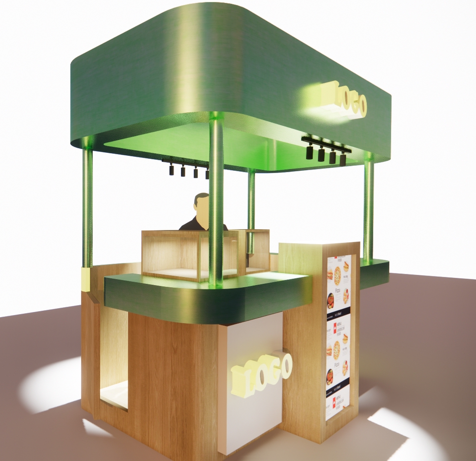 3D & Perspektif - Design Booth Display - 3