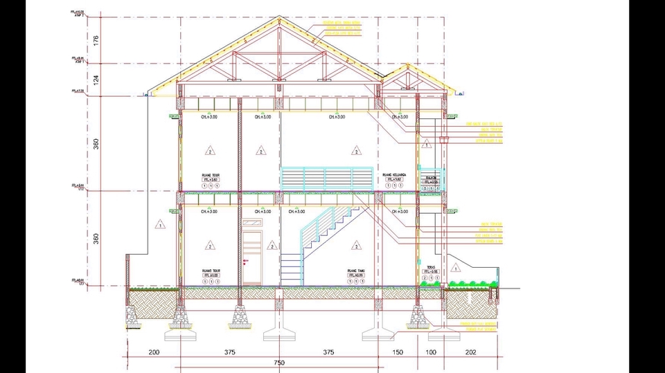 CAD Drawing - CAD Drawing/Gambar Kerja AutoCAD Arsitektur, Struktur, Mekanikal Elektrikal - 6