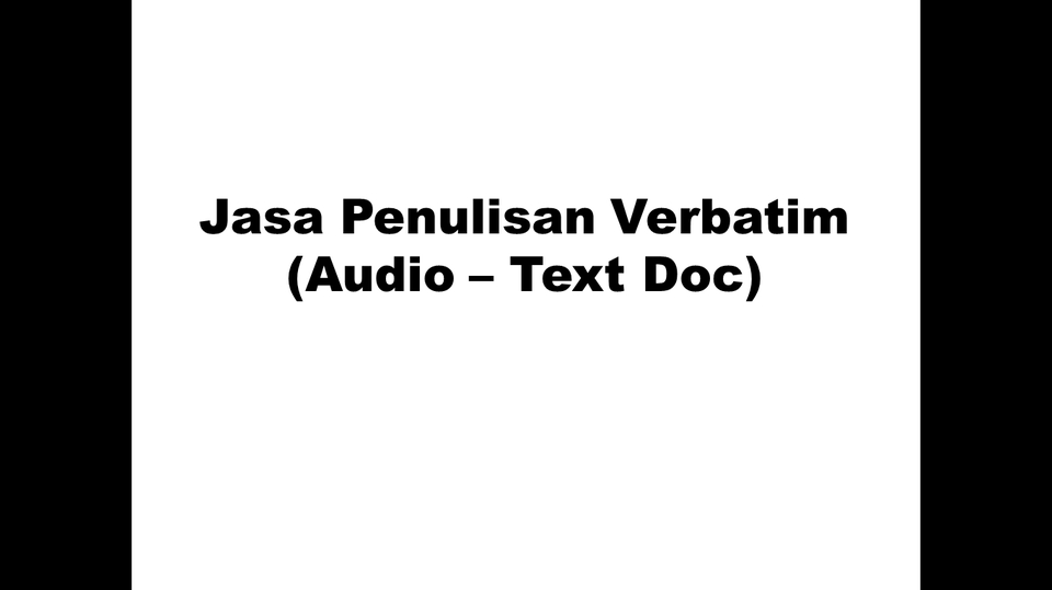 Pengetikan Umum - Jasa penulisan verbatim skripsi (Audio - Text Doc) - 2