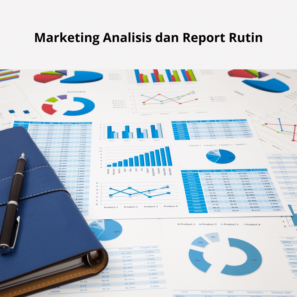 Jasa marketing digital, analisis data dan laporan rutin untuk bisnis online anda.