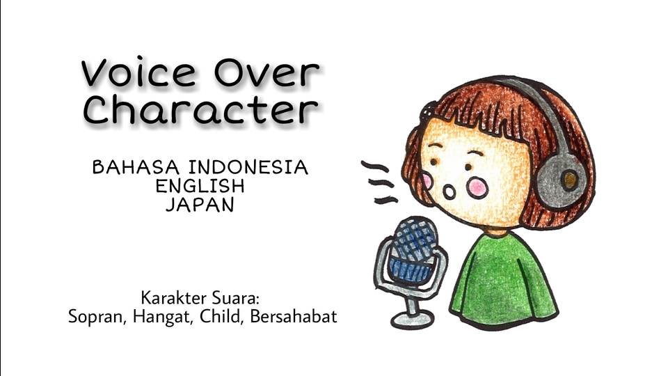 Jasa Voice Over, Dubbing, dan Pengisi Suara Video - Voice Over Character