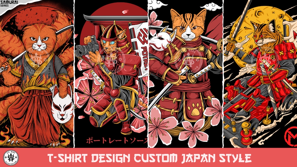 Desain Kaos & Motif - DESAIN KAOS CUSTOM JAPAN STYLE / MECHA - 6