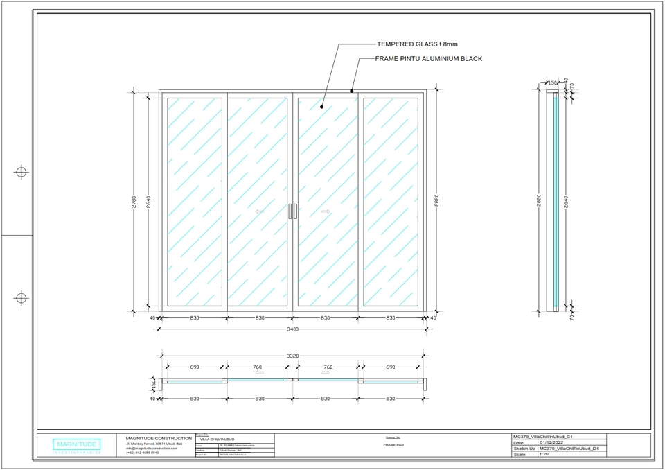 CAD Drawing - Gambar AutoCAD 2D, Satu Hari Jadi, (Drafter) - 10
