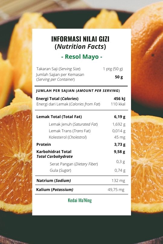 Analisis Data - JASA PEMBUATAN INFORMASI NILAI GIZI ATAU NUTRITION FACT - 1 HARI JADI - 7