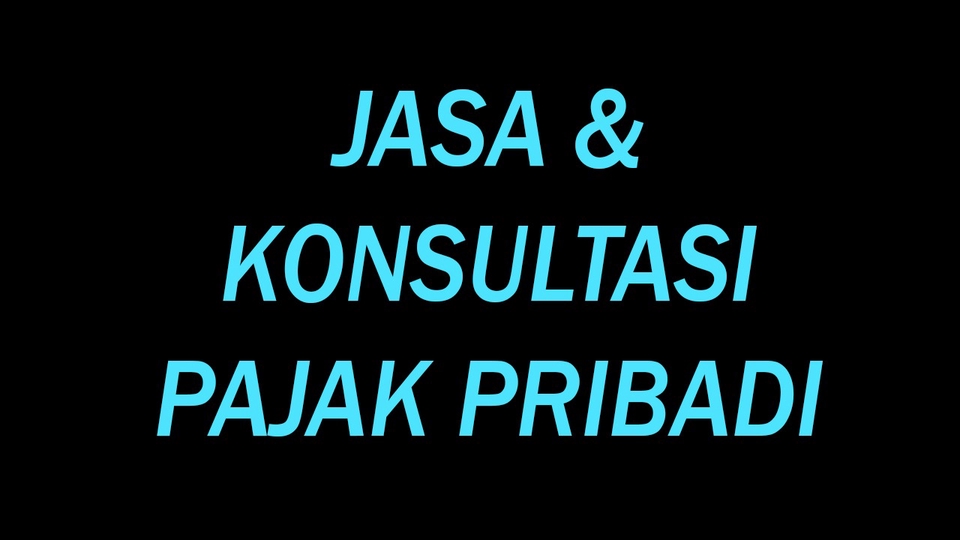 Akuntansi dan Keuangan - Konsultasi & Jasa Perpajakan Pribadi - 1