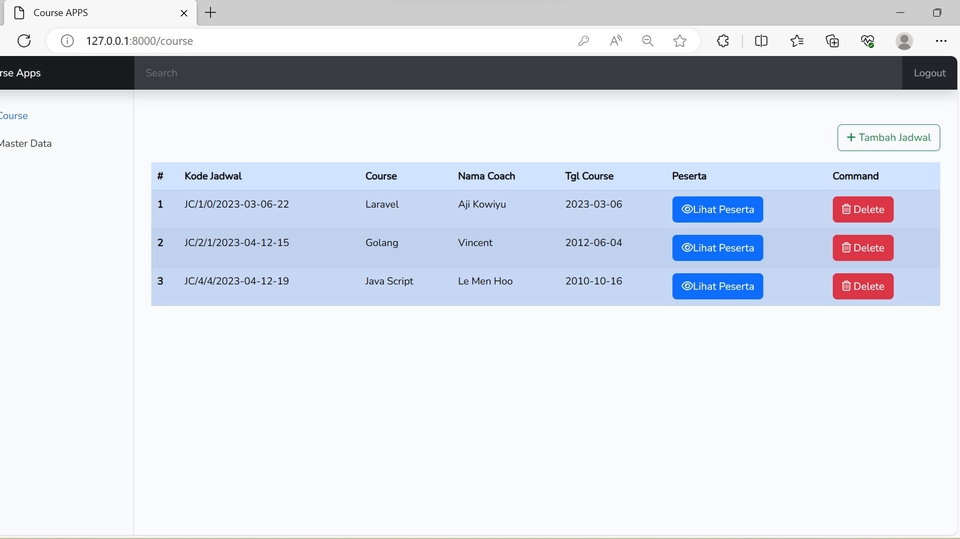Back End Framework Laravel Programming
