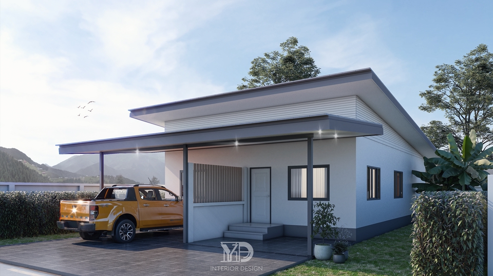 3D Perspective - รับออกแบบ 3D Perspective Exterior/interior - 4