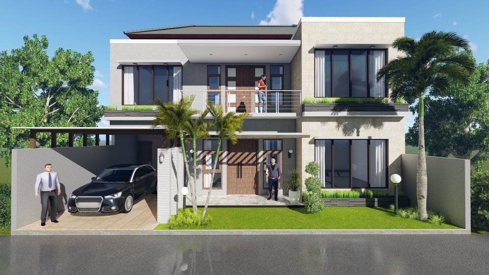 3D & Perspektif - RENDERING FASADE EKSTERIOR - 22