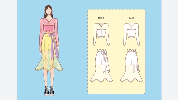 วาด/ออกแบบแพทเทิร์นเสื้อผ้า - รับออกแบบเสื้อผ้าสตรี ชุดรูปแบบต่างๆ เสื้อผ้าแฟชั่นต่างๆ เสื้อผ้าตามคอนเซปต์ที่ต้องการ - 4