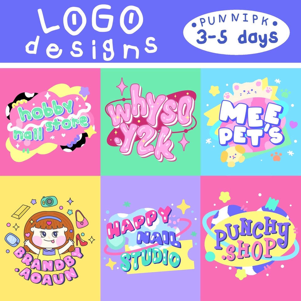 Logo - ออกแบบโลโก้ น่ารักสดใส  - 4