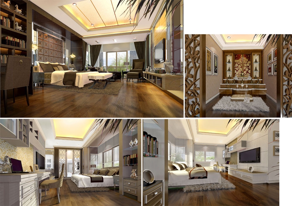 ทำ perspective 3d ภายนอก ภายใน/งานด่วน งานเร็ว