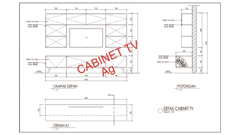 CAD Drawing - Shop Drawing Arsitektur - 5