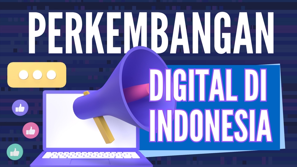 Infografis perkembangan digital di Indonesia, jasa desain infografis murah dan profesional, bikin infografis online