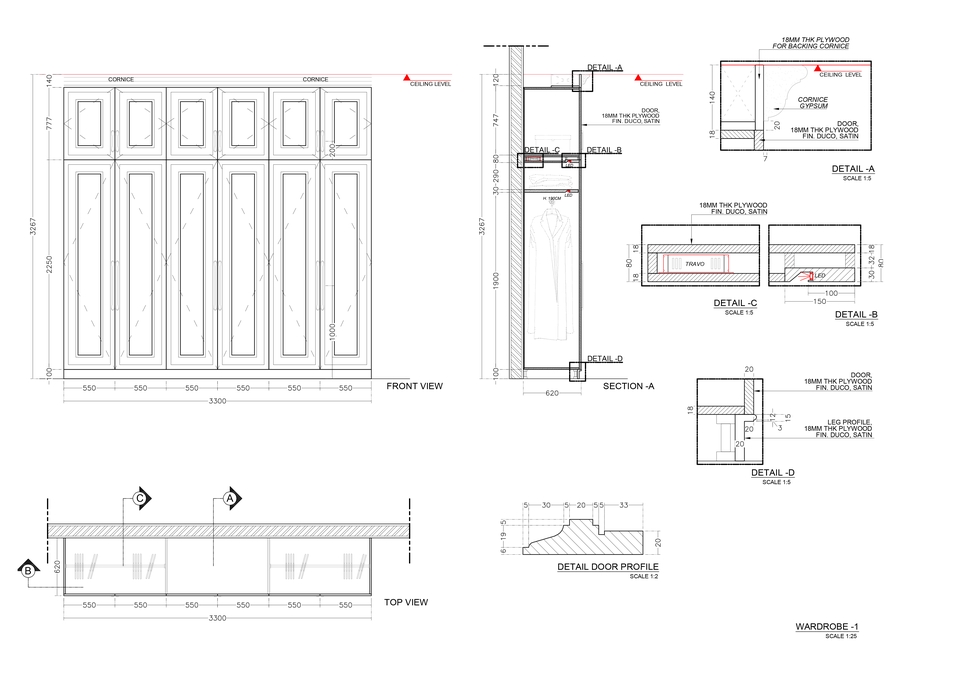CAD Drawing - Gambar Kerja Interior - 3