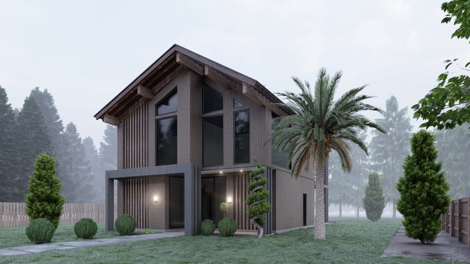 3D & Perspektif - Jasa Desain Interior, Exterior Bangunan dan Render 3D. Rumah, Kantor, Villa, Taman, Cafe, dll. - 7