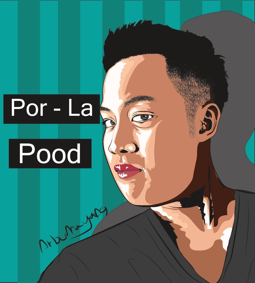 วาดภาพเหมือน Portrait - รับวาดรูป portrait สายVector - 5