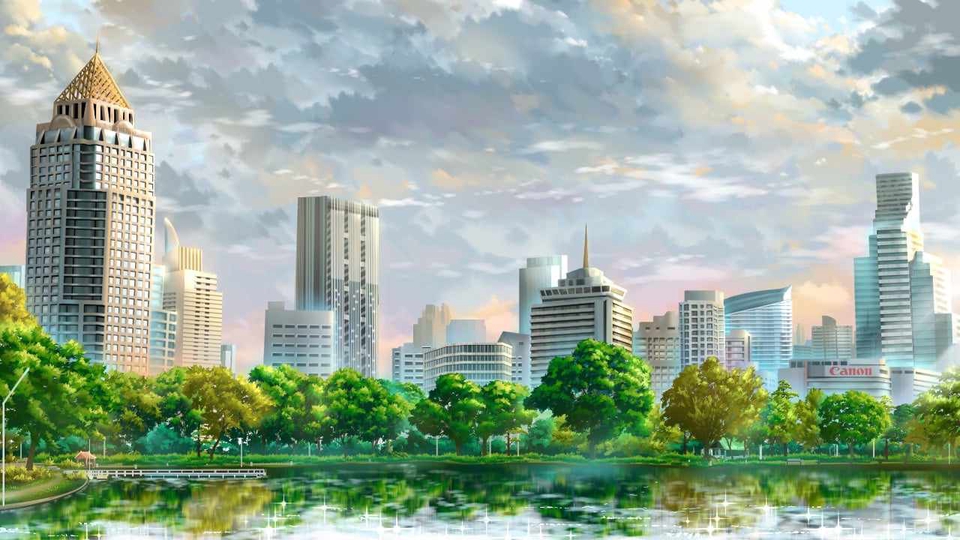 วาดภาพประกอบ - 2D Background - 5