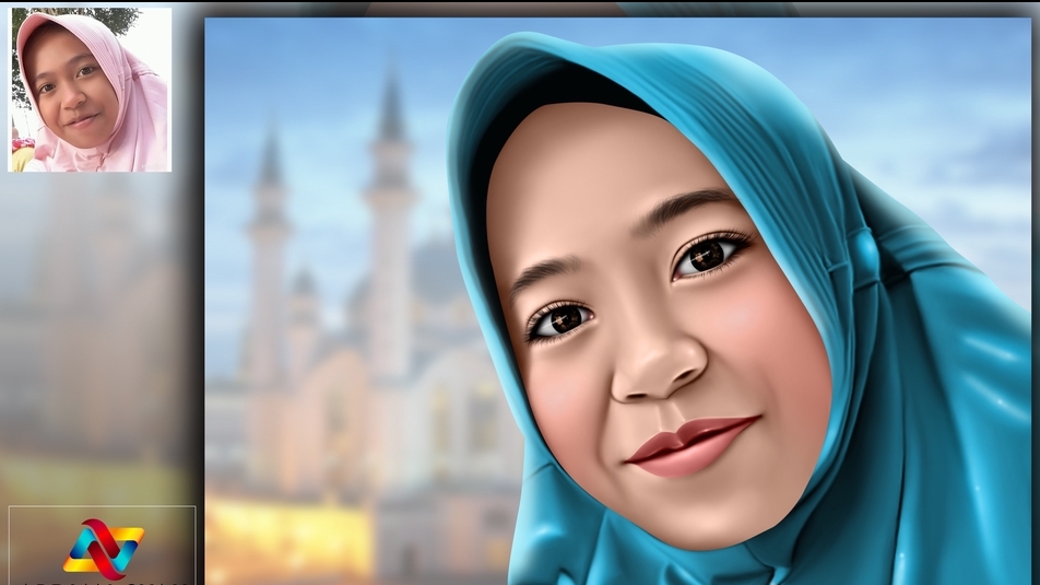 Edit Gambar & Photoshop - SMUDGE PAINTING AND CARICATURE - 4