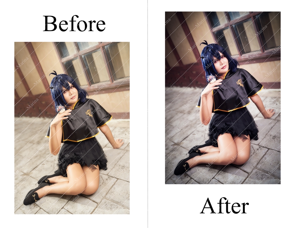 ไดคัท & Photoshop - รีทัชผิว / แต่งแสง - 4