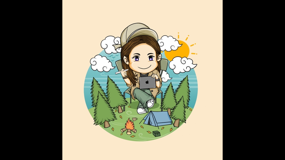 วาดภาพการ์ตูน - รับวาดรูปการ์ตูนหัวโตน่ารัก - 2