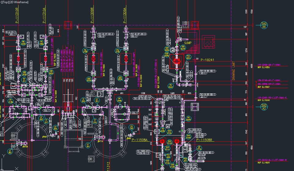 เขียนแบบวิศวกรรมและออกแบบโครงสร้าง - ออกแบบ เขียนแบบ 2D 3D งานระบบท่อ Oil&Gas - 4