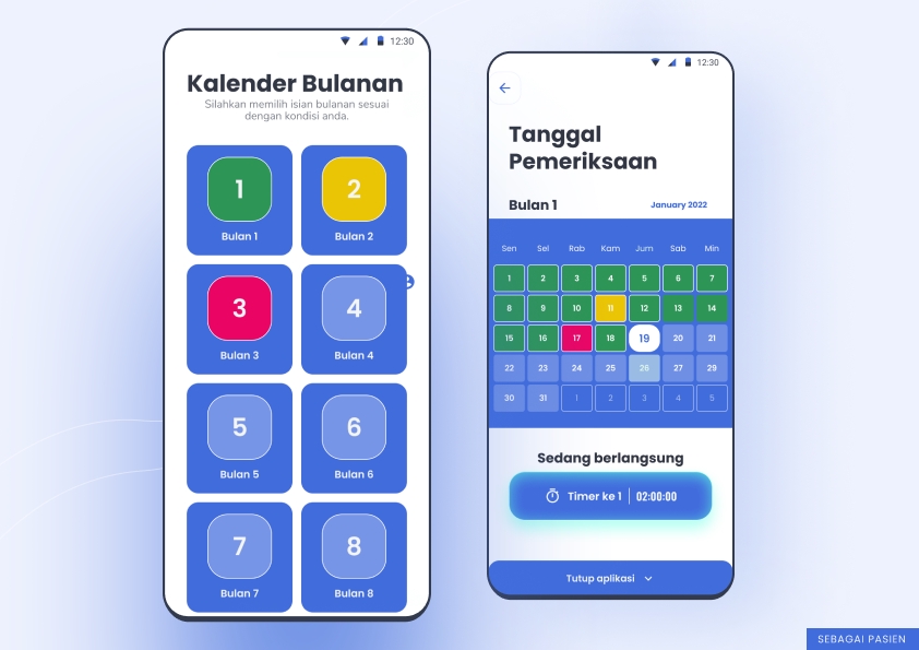 Jasa pembuatan aplikasi android dengan tampilan kalender dan fitur pengaturan jadwal