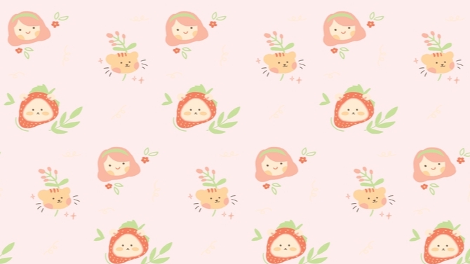 Desain Kaos & Motif - Desain Motif Kain Ilustrasi Anak Lucu - 3