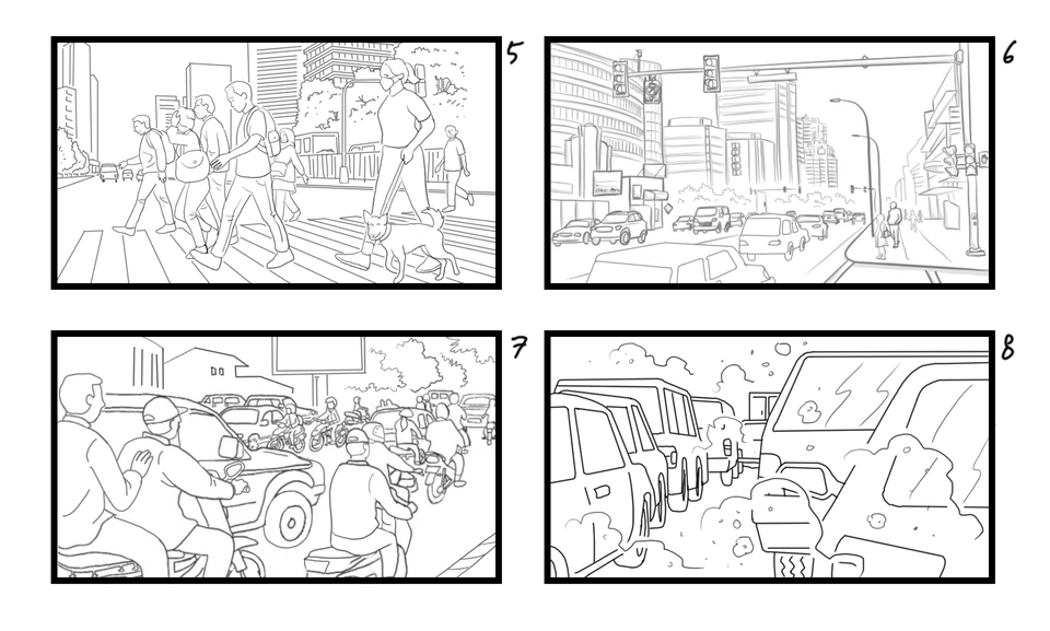 Gambar dan Ilustrasi - Storyboard Untuk Project Film/Animasi/TVC/Iklan Anda - 19