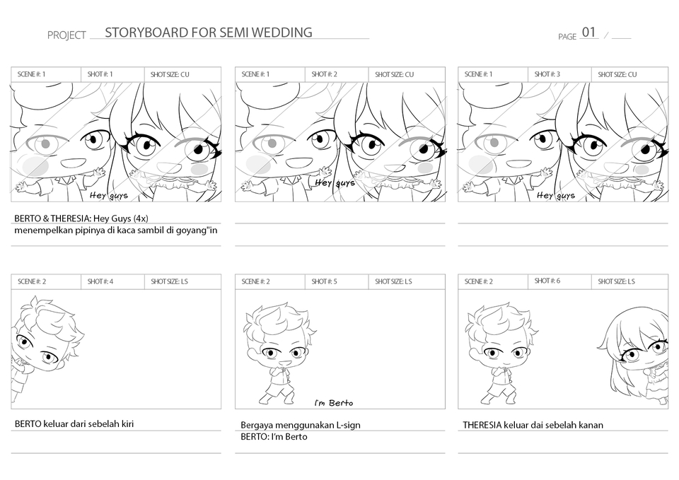 Gambar dan Ilustrasi - Storyboard For Animation, Film, Music Video, Advertisement. - 7