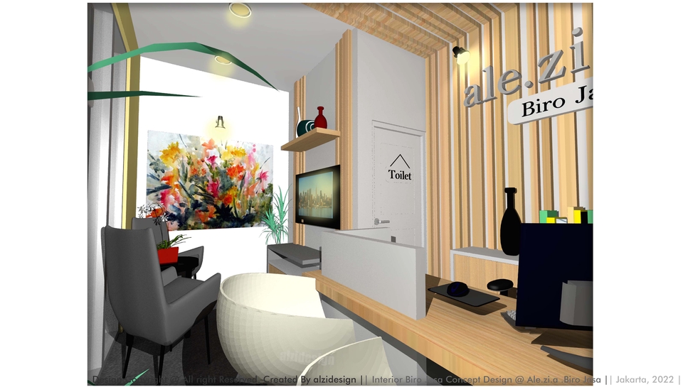 3D & Perspektif - DESAIN INTERIOR 3D Retail & Residence 50 K ( NEGO )  - 8