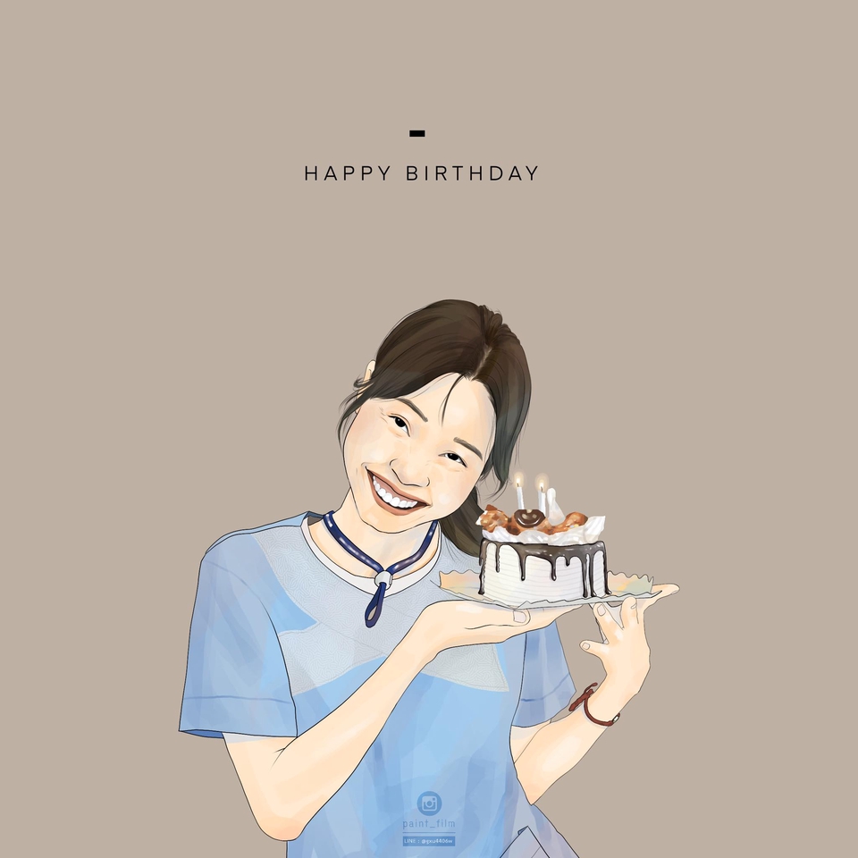 วาดภาพเหมือน Portrait - รับวาดภาพเหมือนดิจิตอล - 7