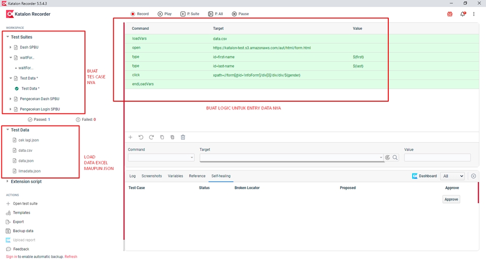 Jasa Lainnya - Data entry automatically with Katalon Recorder (Website platform only) - 4